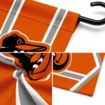 Baltimore Orioles Garden Flag Customized Chevron Stripes Orange Best Selling
