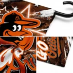 Baltimore Orioles Garden Flag Personalized Glowing Star Orange Best Selling