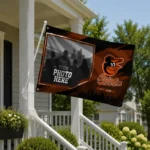 Baltimore Orioles House Flag Custom Framed Photo Orange Black Best Selling