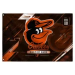 Baltimore Orioles House Flag Custom Speed Slashes Orange Best Selling