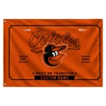 Baltimore Orioles House Flag Customized Ornate Border Orange Best Selling