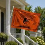Baltimore Orioles House Flag Customized Ornate Border Orange Best Selling