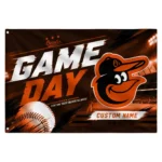 Baltimore Orioles House Flag Customized Tech Panels Orange Best Selling