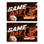 Baltimore Orioles House Flag Customized Tech Panels Orange Best Selling
