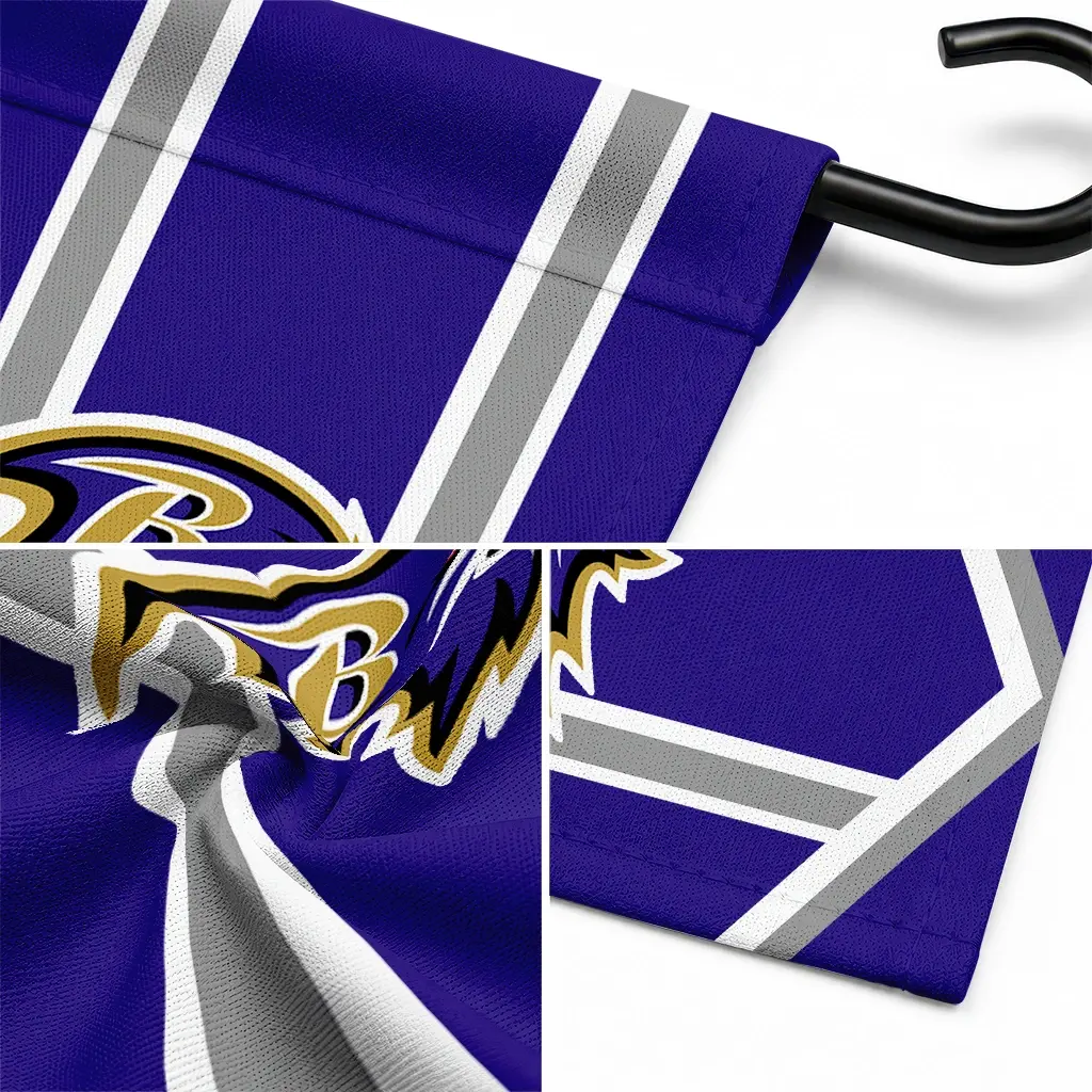 Baltimore Ravens Garden Flag Customized Chevron Stripes Purple Latest Model Baltimore Ravens Garden Flag Customized Chevron Stripes Purple Latest Model