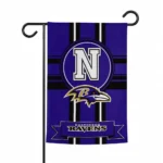 Baltimore Ravens Garden Flag Customized Circle Medallion Purple Best Selling