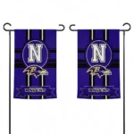 Baltimore Ravens Garden Flag Customized Circle Medallion Purple Best Selling