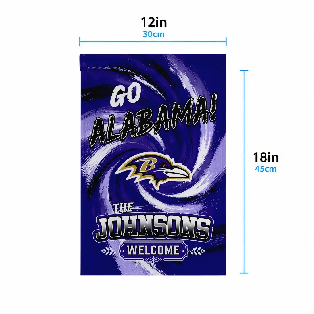 Baltimore Ravens Garden Flag Personalized Swirl Vortex Purple High Quality Baltimore Ravens Garden Flag Personalized Swirl Vortex Purple High Quality
