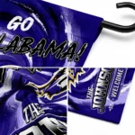 Baltimore Ravens Garden Flag Personalized Swirl Vortex Purple Best Selling