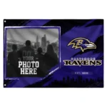 Baltimore Ravens House Flag Custom Framed Photo Purple Black Best Selling
