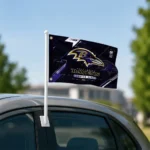 Baltimore Ravens House Flag Custom Speed Slashes Purple Best Selling