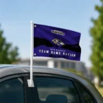Baltimore Ravens House Flag Customized Brushed Streaks Purple Best Selling