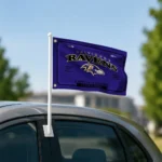 Baltimore Ravens House Flag Customized Ornate Border Purple Best Selling