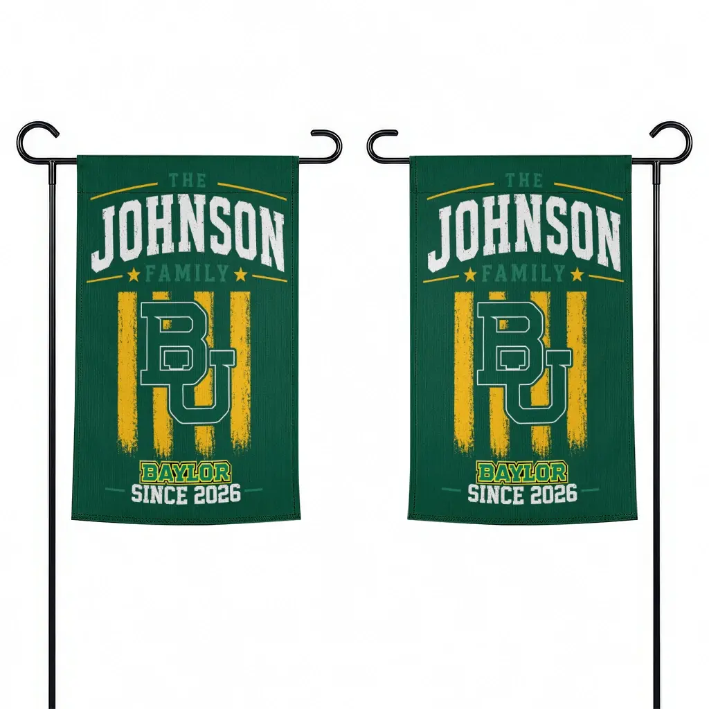 Baylor Bears Garden Flag Custom Distressed Stripes Green Fashion Forward Baylor Bears Garden Flag Custom Distressed Stripes Green Fashion Forward