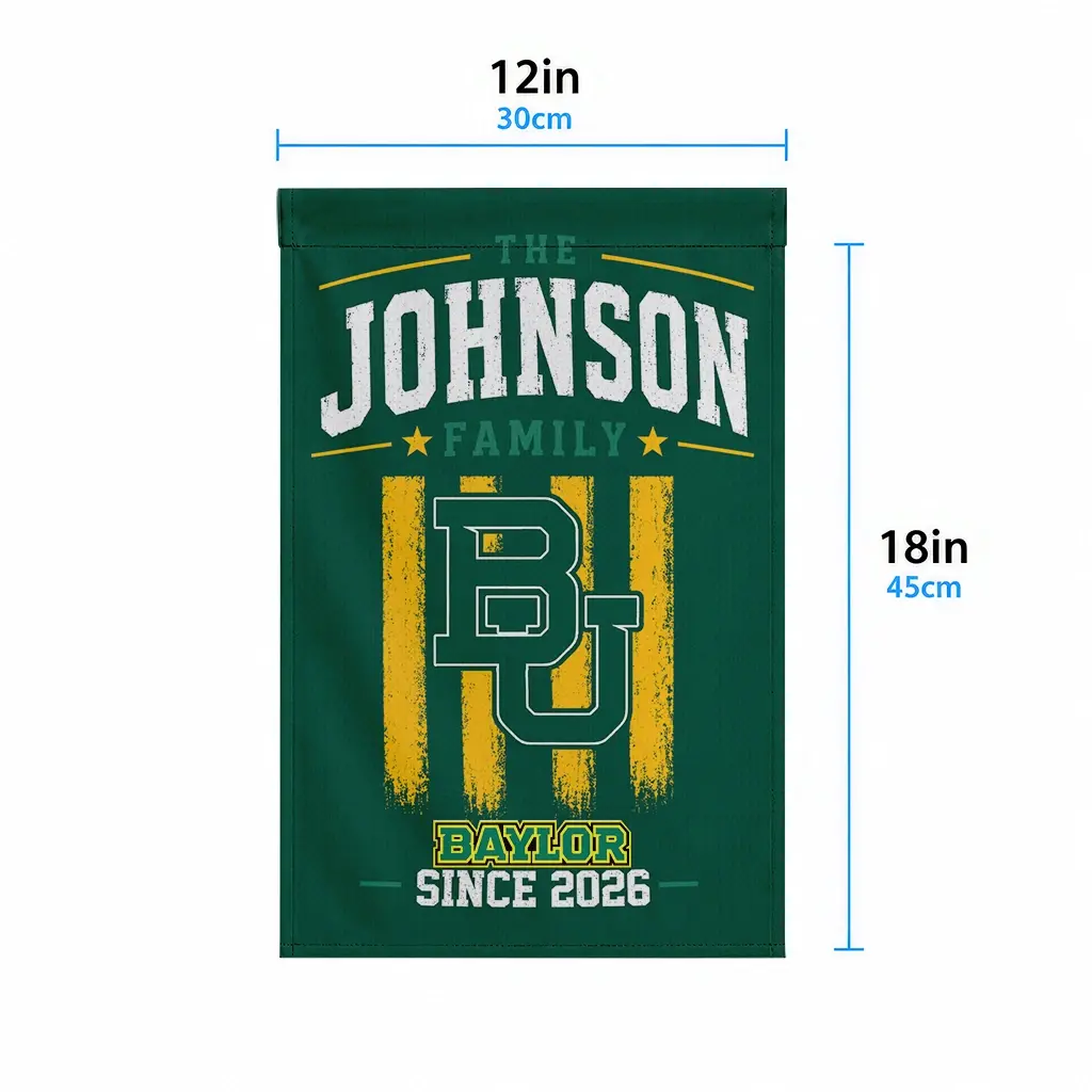 Baylor Bears Garden Flag Custom Distressed Stripes Green High Quality Baylor Bears Garden Flag Custom Distressed Stripes Green High Quality