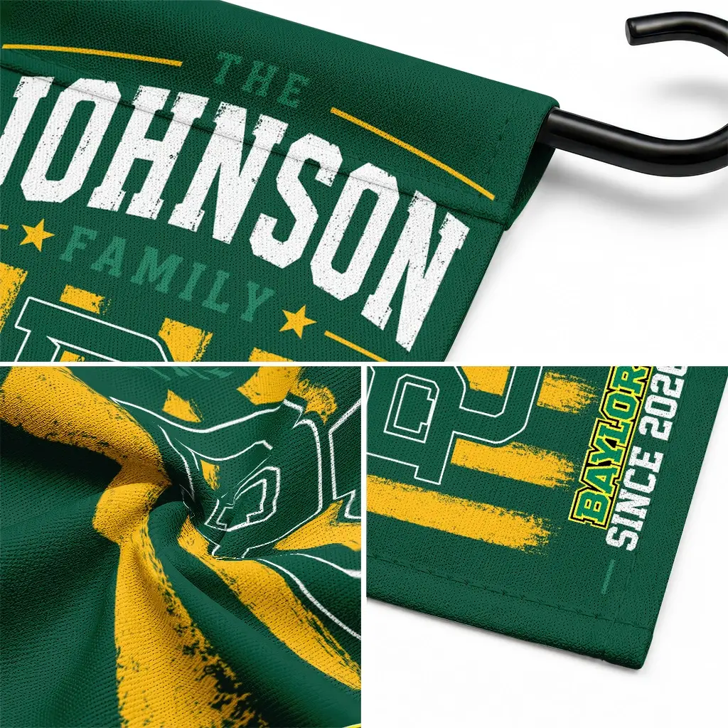 Baylor Bears Garden Flag Custom Distressed Stripes Green Latest Model Baylor Bears Garden Flag Custom Distressed Stripes Green Latest Model