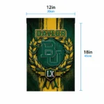 Baylor Bears Garden Flag Custom Laurel Wreath Green Best Selling