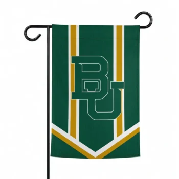 Baylor Bears Garden Flag Customized Chevron Stripes Green Best Selling