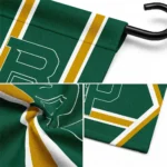 Baylor Bears Garden Flag Customized Chevron Stripes Green Best Selling