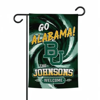 Baylor Bears Garden Flag Personalized Swirl Vortex Green Best Selling