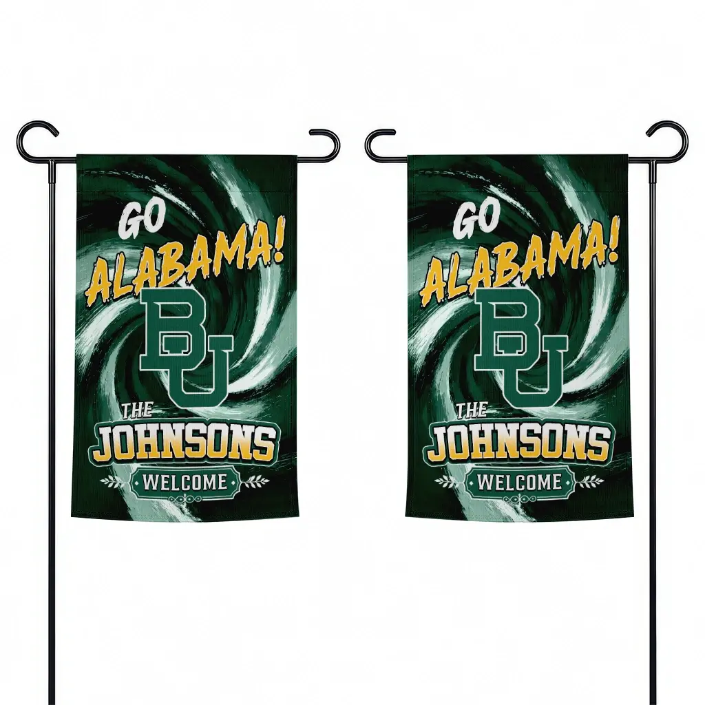 Baylor Bears Garden Flag Personalized Swirl Vortex Green Fashion Forward Baylor Bears Garden Flag Personalized Swirl Vortex Green Fashion Forward