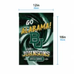 Baylor Bears Garden Flag Personalized Swirl Vortex Green Best Selling