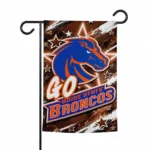 Boise State Broncos Garden Flag Custom Glowing Star Orange Best Selling