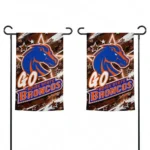 Boise State Broncos Garden Flag Custom Glowing Star Orange Best Selling