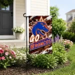 Boise State Broncos Garden Flag Custom Glowing Star Orange Best Selling