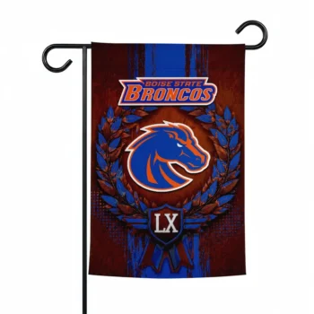 Boise State Broncos Garden Flag Customized Laurel Wreath Orange Best Selling