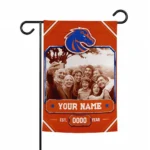 Boise State Broncos Garden Flag - Customized Photo Frame Orange