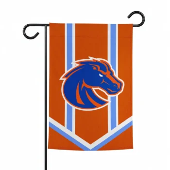Boise State Broncos Garden Flag Personalized Chevron Stripes Orange Best Selling