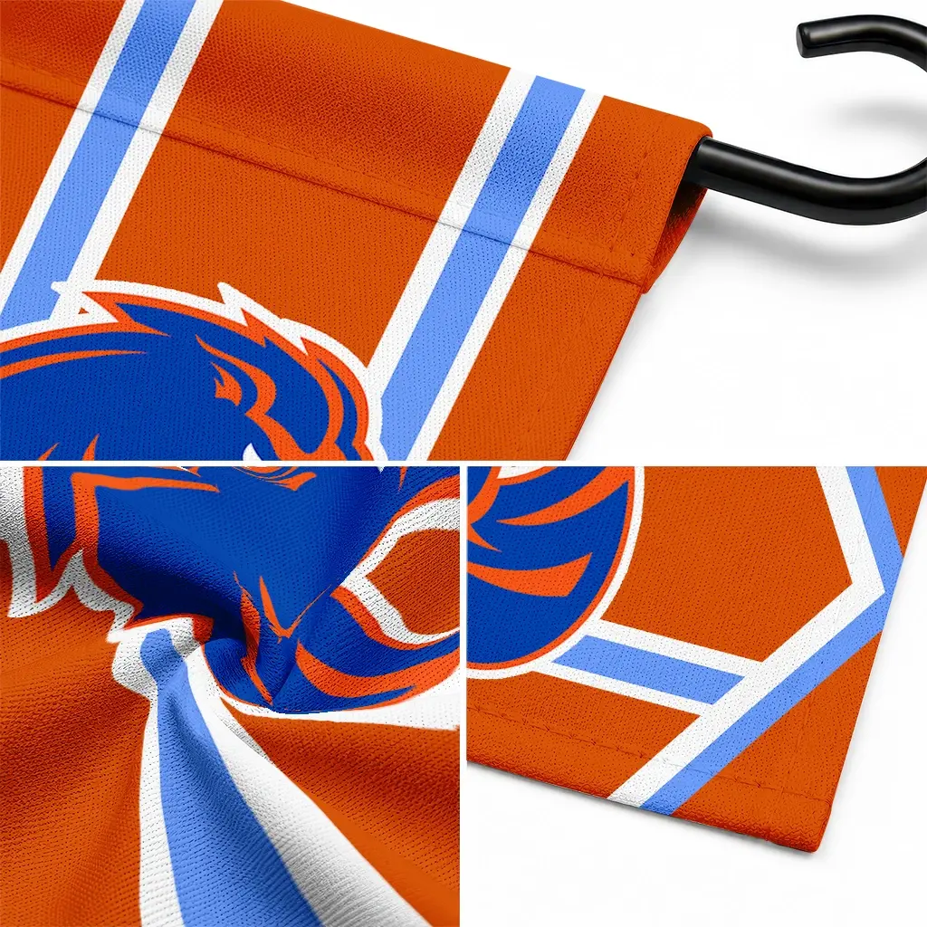 Boise State Broncos Garden Flag Personalized Chevron Stripes Orange Latest Model Boise State Broncos Garden Flag Personalized Chevron Stripes Orange Latest Model