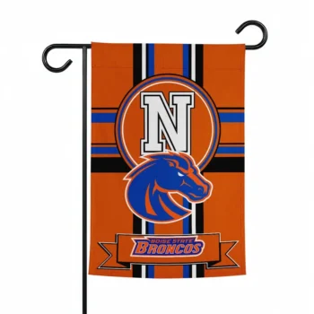 Boise State Broncos Garden Flag Personalized Circle Medallion Orange Best Selling