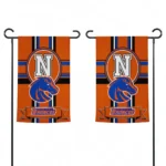Boise State Broncos Garden Flag Personalized Circle Medallion Orange Best Selling