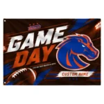 Boise State Broncos House Flag Custom Action Streaks Orange Best Selling