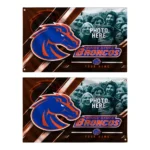 Boise State Broncos House Flag Custom Diagonal Stripes Orange Best Selling