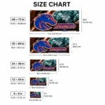 Boise State Broncos House Flag Custom Diagonal Stripes Orange Best Selling