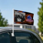 Boise State Broncos House Flag Customized Framed Photo Orange Black Best Selling