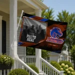 Boise State Broncos House Flag Customized Framed Photo Orange Black Best Selling