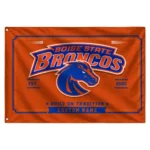 Boise State Broncos House Flag Personalized Ornate Border Orange Best Selling