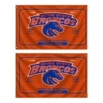 Boise State Broncos House Flag Personalized Ornate Border Orange Best Selling