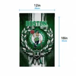 Boston Celtics Garden Flag Customized Laurel Wreath Green Best Selling