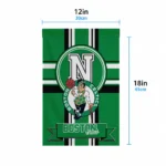 Boston Celtics Garden Flag Personalized Circle Medallion Green Best Selling