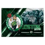 Boston Celtics House Flag Custom Diagonal Stripes Green Best Selling