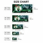 Boston Celtics House Flag Custom Diagonal Stripes Green Best Selling