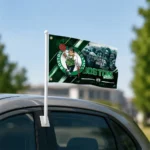Boston Celtics House Flag Custom Diagonal Stripes Green Best Selling