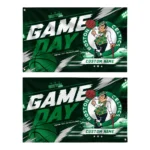 Boston Celtics House Flag Custom Energy Brushstrokes Green Best Selling