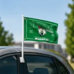 Boston Celtics House Flag Personalized Ornate Border Green Best Selling