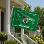 Boston Celtics House Flag Personalized Ornate Border Green Best Selling